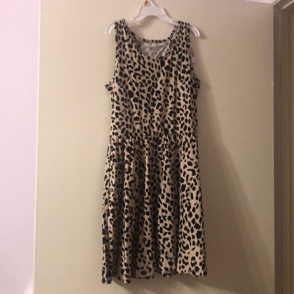 A cheetah print dress from The Children’s Place. - Picture 1 of 2
